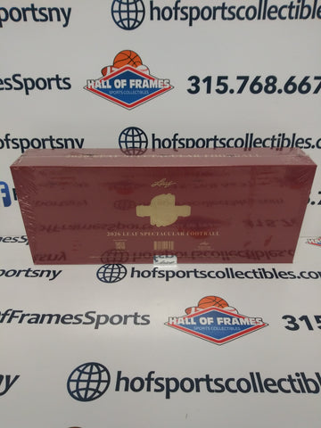 2026 LEAF SPECTACULAR FOOTBALL HOBBY BOX!