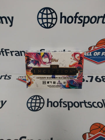 2025 TOPPS INCEPTION BASEBALL HOBBY BOX!