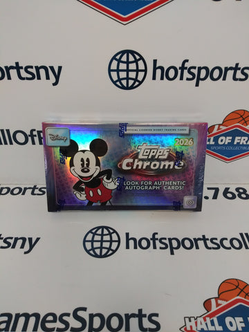2026 TOPPS CHROME DISNEY HOBBY BOX!