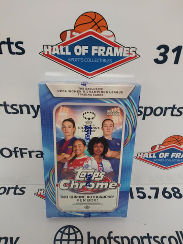 2025/26 TOPPS CHROME UEFA WOMEN'S CHAMPION LEAGUE HOBBY BOX!
