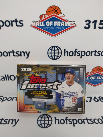 2026 TOPPS FINEST BASEBALL HOBBY BOX!