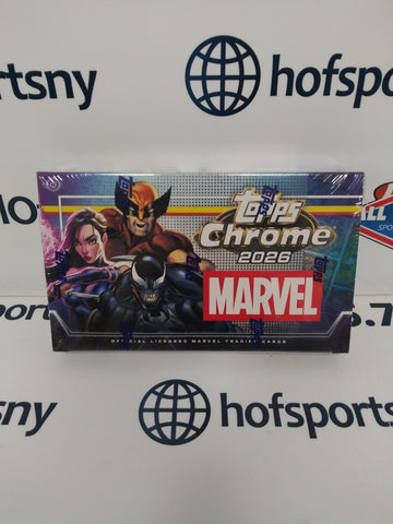 2026 TOPPS CHROME MARVEL HOBBY BOX!
