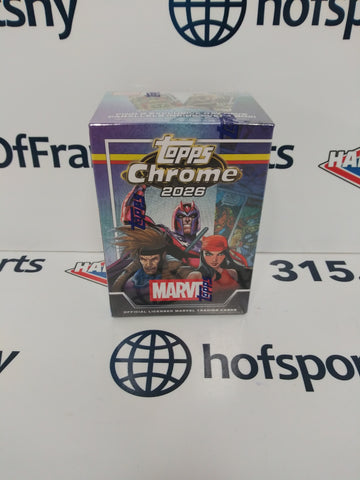 2026 TOPPS CHROME MARVEL BLASTER BOX!