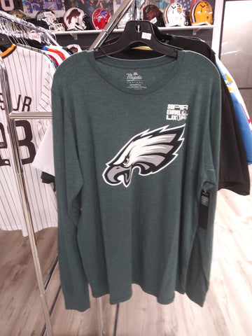SAQUON BARKLEY PHILADELPHIA EAGLES SUPER BOWL LIX NAME NUMBER LONG SLEEVE XL!