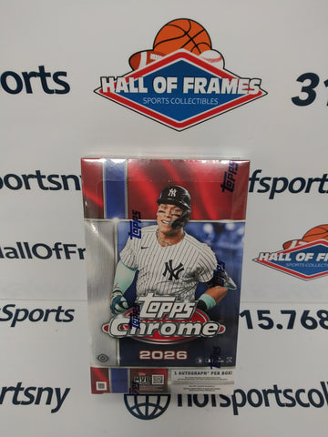 2026 TOPPS CHROME BASEBALL HOBBY BOX!