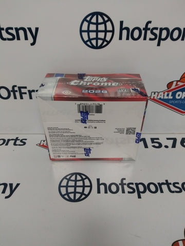 2026 TOPPS CHROME BASEBALL JUMBO BOX!