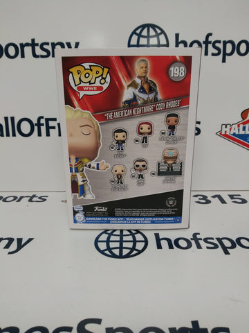 CODY RHODES "THE AMERICAN NIGHTMARE" WWE DIAMOND COLLECTION FUNKO POP #198!