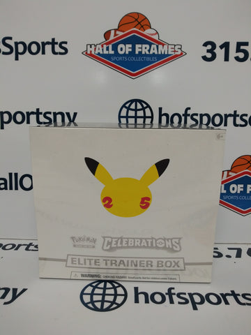 2021 POKEMON 25TH ANNIVERSARY CELEBRATIONS ELITE TRAINER BOX ETB!