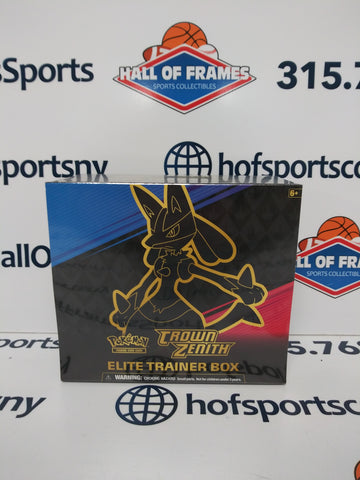 2023 POKEMON CROWN ZENITH ELITE TRAINER BOX ETB!