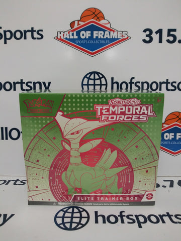 2024 POKEMON SCARLET & VIOLET TEMPORAL FORCES IRON LEAVES EX ELITE TRAINER BOX