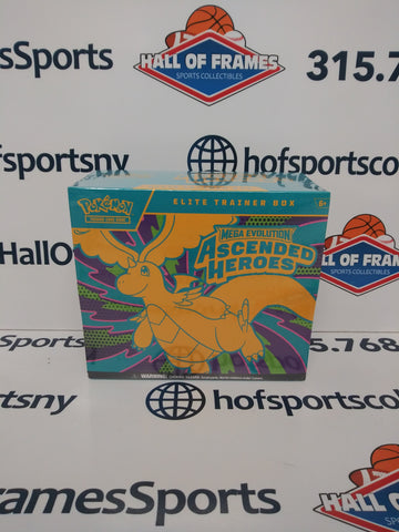 POKEMON MEGA EVOLUTION ASCENDED HEROES ELITE TRAINER BOX ETB!