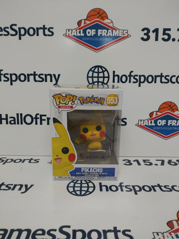 PIKACHU (WAVING) POKEMON FUNKO POP GAMES #553!