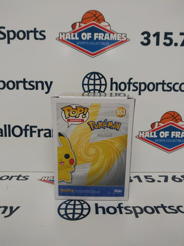 PIKACHU (WAVING) POKEMON FUNKO POP GAMES #553!