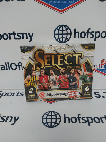 2025/26 PANINI SELECT EUROLEAGUE BASKETBALL HOBBY BOX!