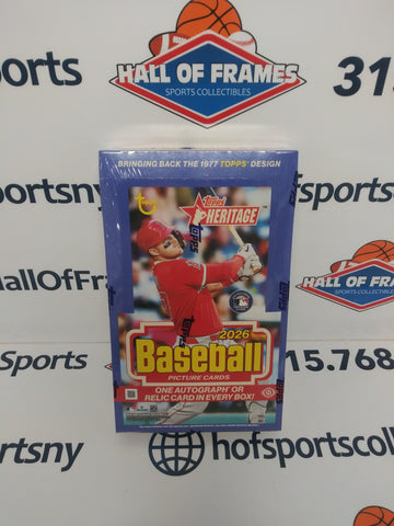 2026 TOPPS HERITAGE BASEBALL SEALED HOBBY BOX!