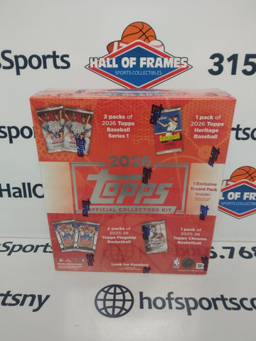2026 OFFICIAL TOPPS COLLECTORS KIT SEALED!