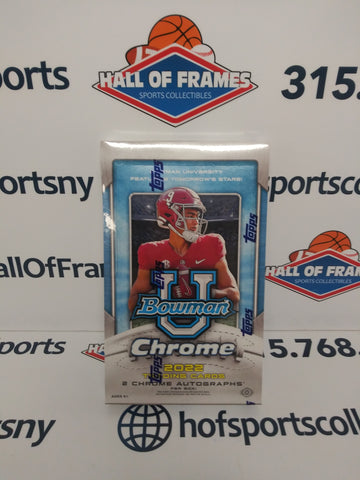 2022 BOWMAN CHROME U FOOTBALL SEALED HOBBY BOX!