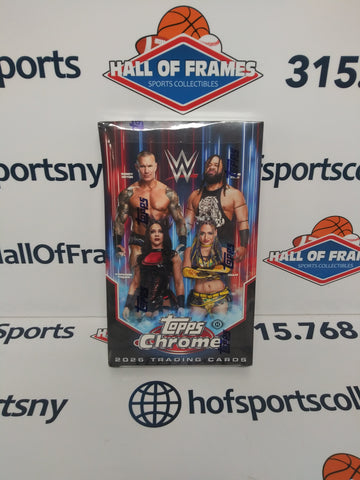 2026 TOPPS CHROME WWE SEALED HOBBY BOX!