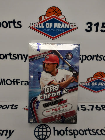 2025 TOPPS CHROME UPDATE BASEBALL SEALED HOBBY BOX!
