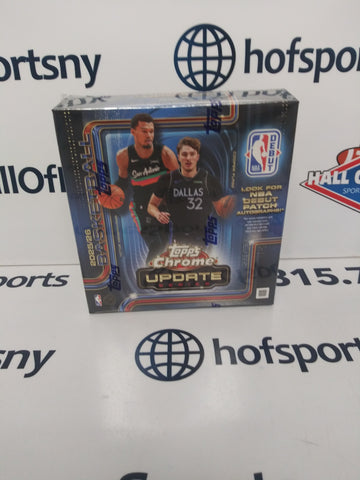 2025/26 TOPPS CHROME UPDATE BASKETBALL SEALED MEGA BOX!