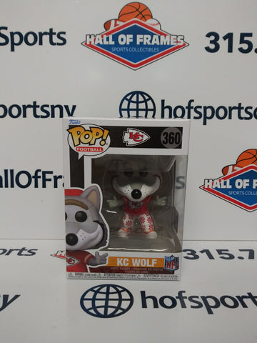 KC WOLF KANSAS CITY CHIEFS NFL FUNKO POP #360!