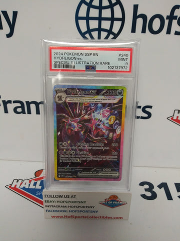 2024 POKEMON SURGING SPARKS HYREIGON EX SIR #240 PSA 9!