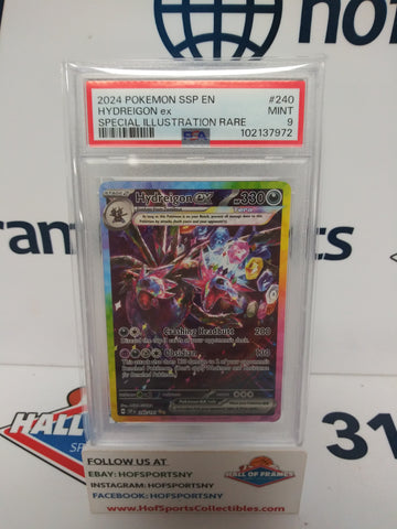 2024 POKEMON SURGING SPARKS HYREIGON EX SIR #240 PSA 9!