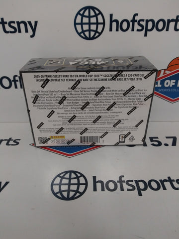 2025/26 PANINI SELECT FIFA ROAD TO THE WORLD CUP HOBBY MEGA BOX SEALED!