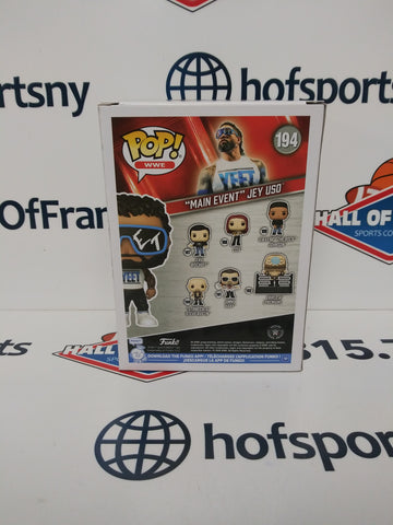 "MAIN EVENT" JEY USO FUNKO POP! WWE #194!