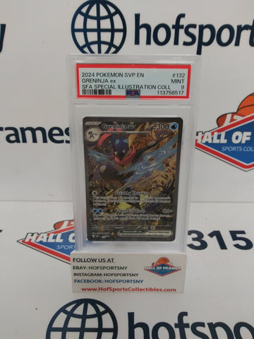 2024 POKEMON GRENINJA EX BLACK STAR PROMO SHROUDED FABLE #132 PSA 9