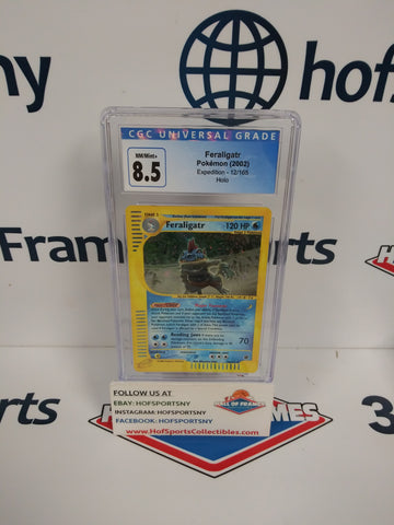 2002 POKEMON EXPEDITION FERALIGATR #12 CG 8.5!