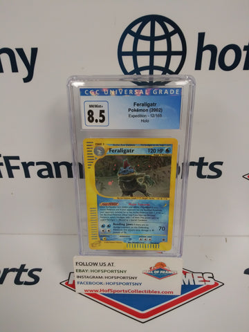 2002 POKEMON EXPEDITION FERALIGATR #12 CG 8.5!