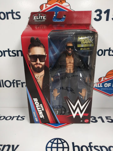 SETH ROLLINS WWE ELITE COLLECTION MATTEL SERIES 128 MITB BREIF CASE