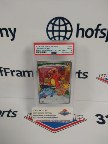 2026 POKEMON CHARMANDER FIRST PARTNER SERIES 1 #038 PSA 9!