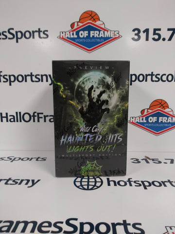 2026 WILD CARD HAUNTED HITS LIGHTS OUT! JUMBO CARDS MULTI-SPORT EDITION BOX SEALED!