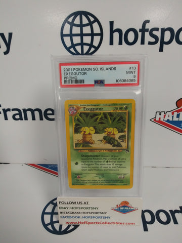 2001 POKEMON SOUTHERN ISLANDS EXEGGUTOR #13 NON HOLO PSA 9!