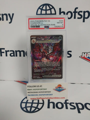 2024 POKEMON PALDEAN FATES CHARIZARD EX SIR #234 PSA 8!