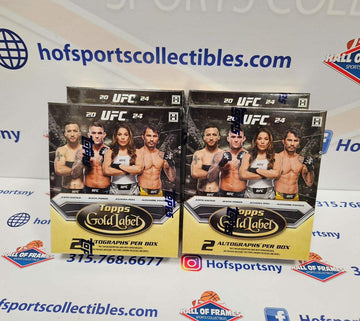 2024 TOPPS GOLD LABEL UFC SEALED HOBBY BOX - 2 AUTOGRAPHS PER BOX