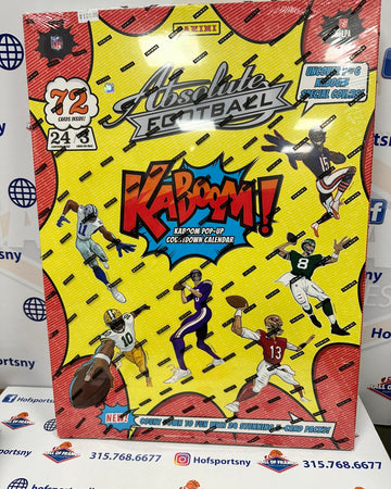 2024 PANINI ABSOLUTE KABOOM NFL ADVENT POP UP CALENDER!