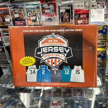 2022-23 LEAF AUTOGRAPHED JERSEY EDITION BASKETBALL BOX! 1 SIGNED JERSEY PER BOX! LOOK FOR GIANNIS AND JOKIC!