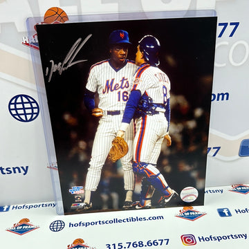 DWIGHT DOC GOODEN SIGNED NY METS 8X10