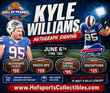 KYLE WILLIAMS AUTOGRAPH TICKET