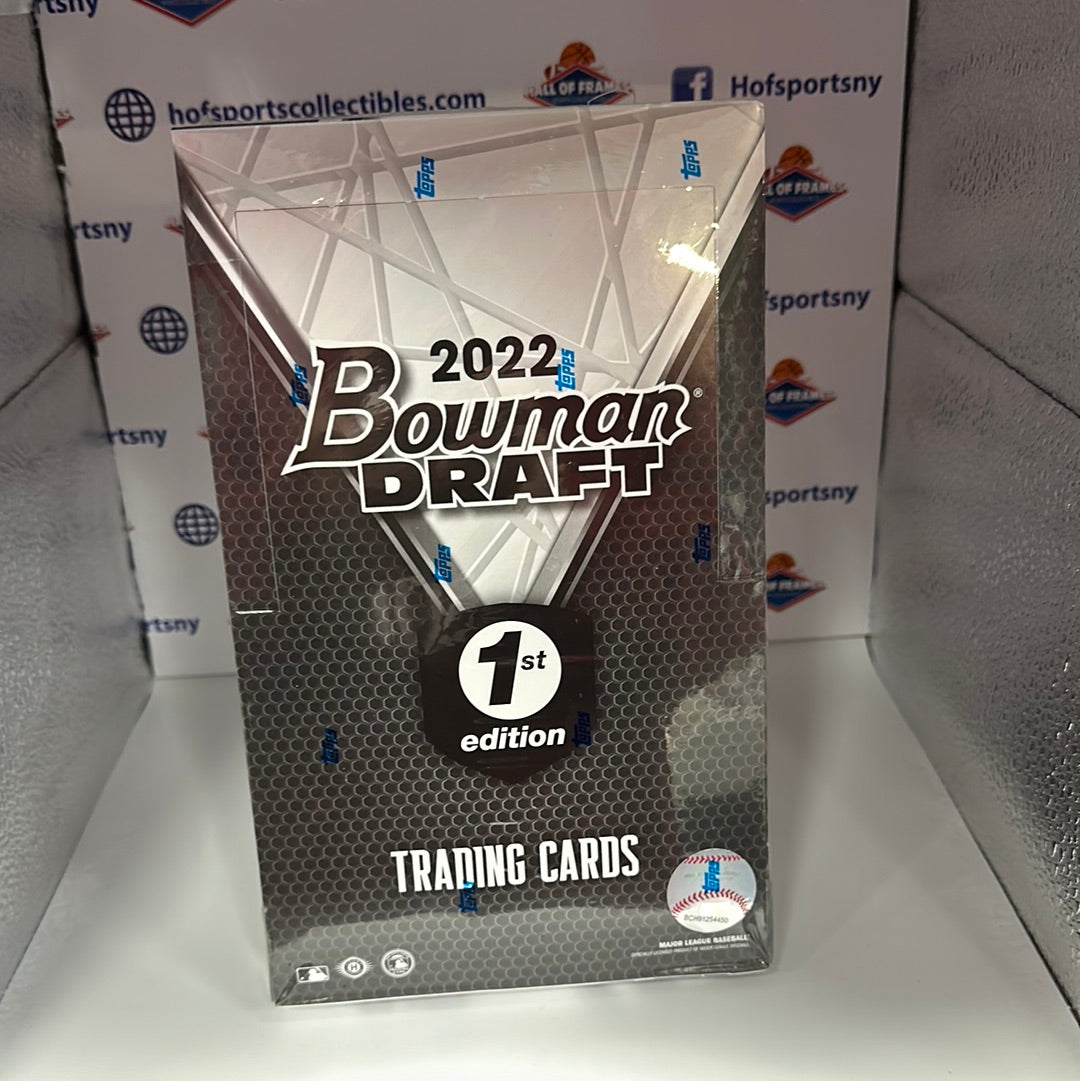 2022 BOWMAN DRAFT 1ST EDITION SEALED HOBBY BOX!