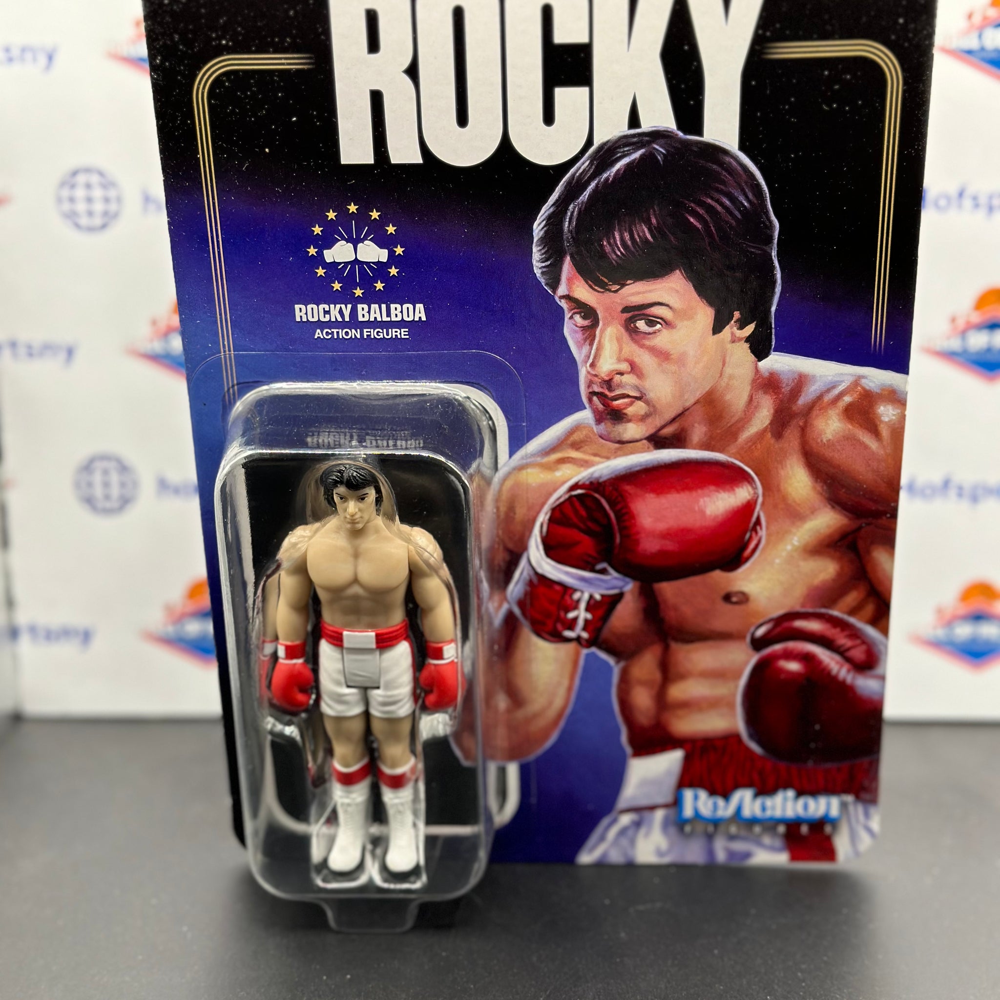 Rocky Balboa Boxing Super7 Reaction Action Figure - mint