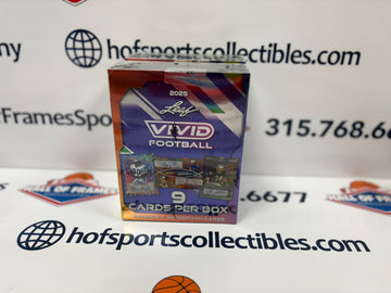 2025 LEAF VIVID FOOTBALL HOBBY BOX! 7 AUTOGRAPH CARDS!