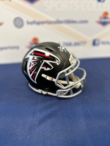 atlanta falcons chrome riddell speed mini football helmet Deion Sanders Autographed Camo Helmet- Beck The Jersey Source you can collect all your teams minis without taking up much room Eric Metcalf - Signed NFL