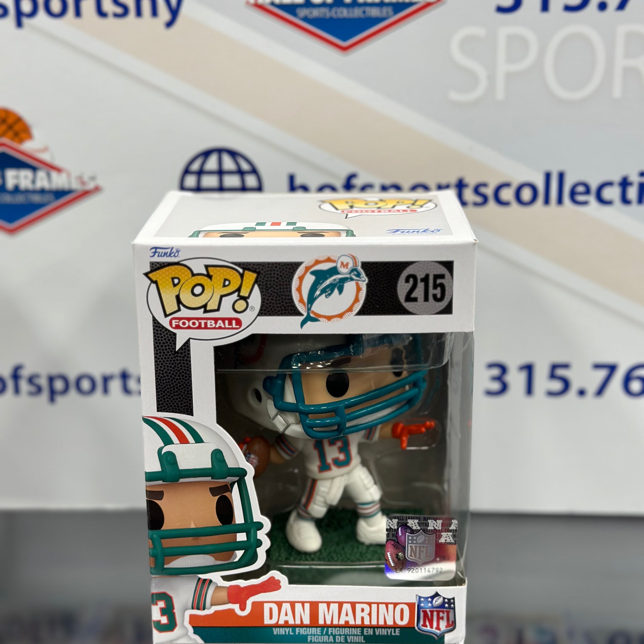 DAN MARINO NFL FUNKO POP! DOLPHINS! #215!