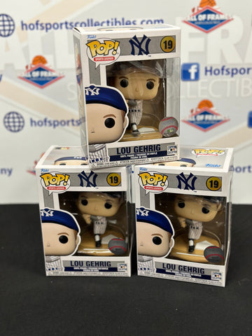 LOU GHERIG NEW YORK YANKEES FUNKO POP SPORTS LEGENDS! #19!