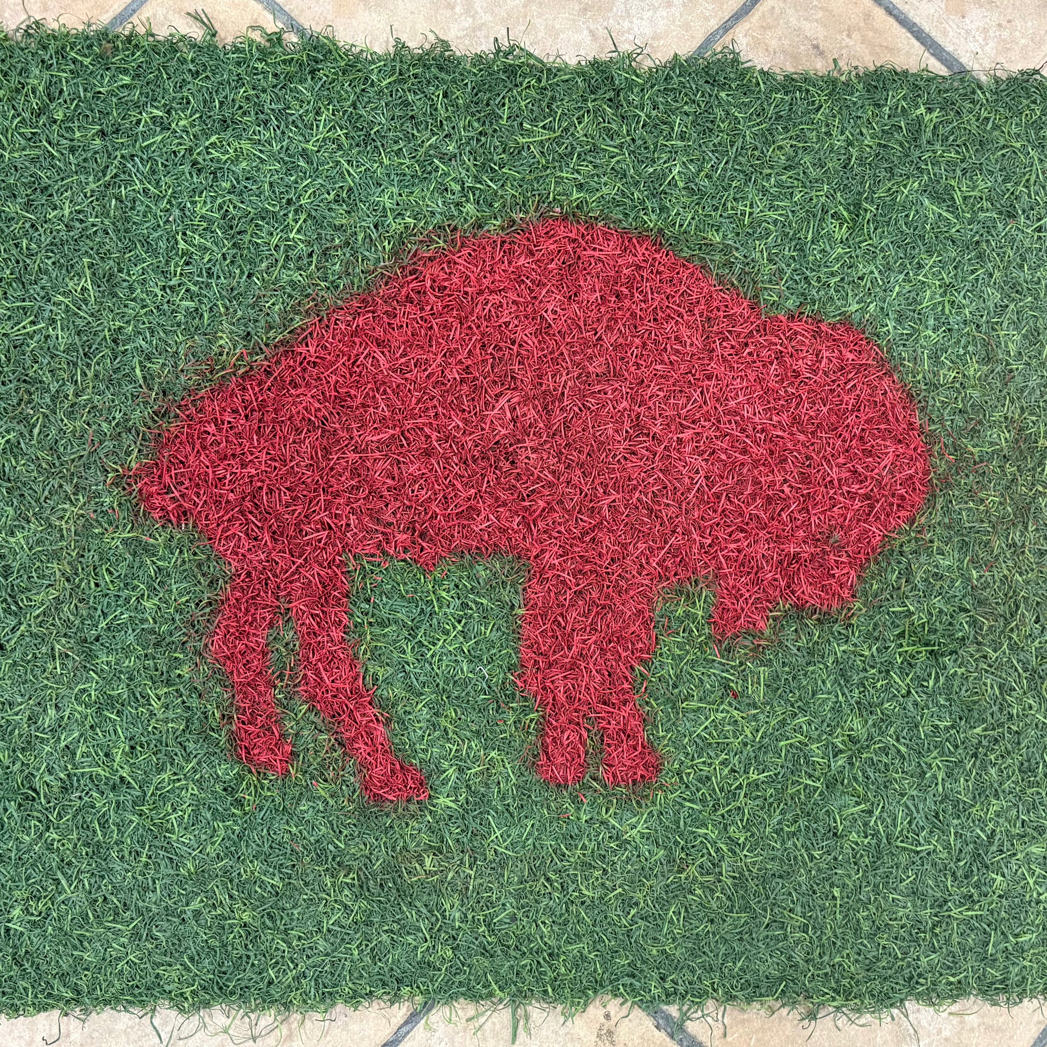 BUFFALO BILLS AUTHENTIC FIELD TURF DOOR MAT - 24”x 30”