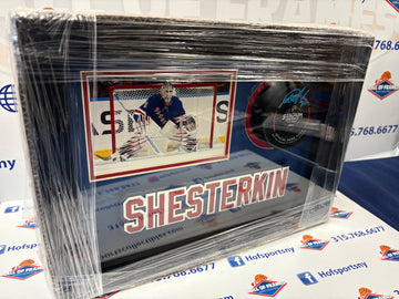 IGOR SHESTERKIN NEW YORK RANGERS 11X14 FRAMED STADIUM SERIES SIGNED PUCK! FANATICS COA!